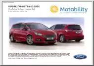 Ford Mobility Price Guide, 2018