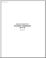 Anderson University, Student Handbook