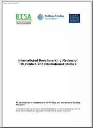 International Benchmarking Review of UK Politics and International Studies