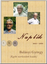 Bulányi György - Naplók, 2003-2009
