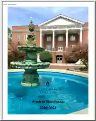 Columbia College, Student Handbook
