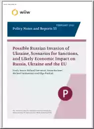 Possible Russian Invasion of Ukraine, Scenarios for Sanctions, and Likely Economic Impact on Russia, Ukraine and the EU