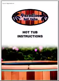 Hot Tub Instructions