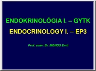 Dr. Monos Emil - Endokrinológia 2.félév, I-IV.