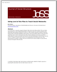 Jimi Adams - Using Lord of the Flies to Teach Social Networks