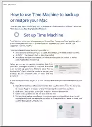 How to use Time Machine to Back Up or Restore your Mac