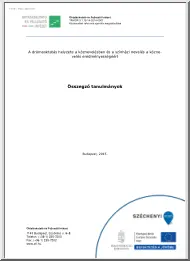 A drámaoktatás helyzete a köznevelésben és a színházi nevelés a köznevelés eredményességéért, összegző tanulmányok
