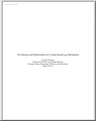 Amanda Ghassaei - The Design and Optimization of a Crank-Based Leg Mechanism