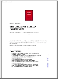 Nicolas Berdyaev - The Origin of Russian Communism