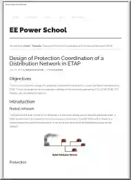 Muhammad Sarwar - Design of Protection Coordination of a Distribution Network in ETAP