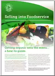 Selling into Foodservice