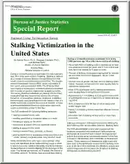 Stalking Victimization in the United States