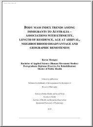 Karen Menigoz - Body mass index trends among immigrants to Australia