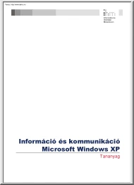 Windows XP ECDL tananyag, információ és kommunikáció