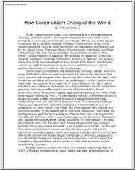 Richard Joshuva - How Communism Changed the World
