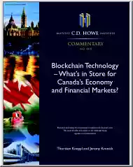 Koeppl-Kronick - Blockchain Technology, What is in Store for Canadas Economy and Financial Markets