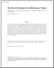 The Best Strategies for Inflationary Times