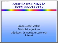 Szabó József Zoltán - Gépipari szerelés