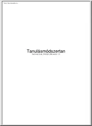 Tanulásmódszertan