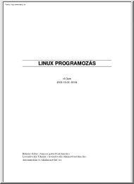 Bányász Gábor - Linux programozás