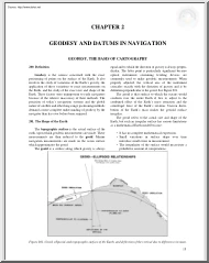 Geodesy and Datums in Navigation, The Basis of Cartography