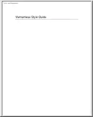 Vietnamese Style Guide