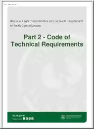 Manual of Legal Responsibilities and Technical Requirements for Traffic Control Devices