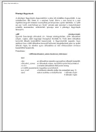 PSZF Pénzügyi függvények