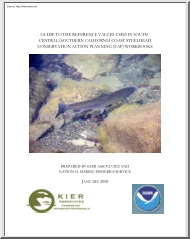Guide to the Reference Values Used in South-Central Southern California Coast Steelhead Conversation Action Planning Workbook