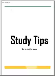 Study Tips, How to Study for Exams