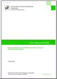 Fridolin Brand - Ecological Resilience and its Relevance within a Theory of Sustainable Development
