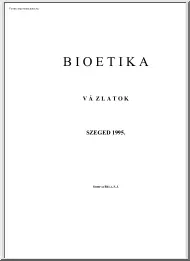 Somfai Béla - Bioetika