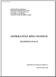 Rományi Orsolya - Szókratész