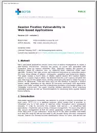 Mitja Kolsek - Session Fixation Vulnerability in Web-based Applications