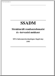 MTA SSADM strukturált