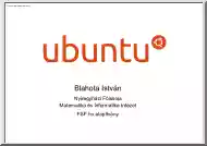 Blahota István - Ubuntu, előadás
