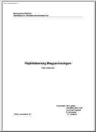 Bíró Ildikó - Hajléktalanság Magyarországon