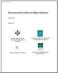 Environmental Excellence in Higher Education
