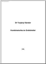 Dr. Turjányi Sándor - Kombinatorika és gráfelmélet