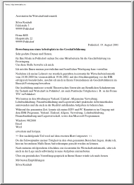 Hivatalos levél németül II