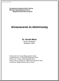 Dr. Novák Márta - Alvászavarok és életminőség