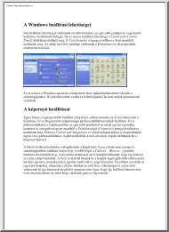 Székelyhidi Tamás - A Windows XP beállítási lehetőségei