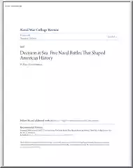 William Lloyd Stearman - Decision at Sea, Five Naval Battles That Shaped American History