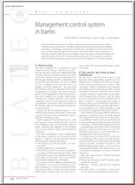 Management control system in Banks