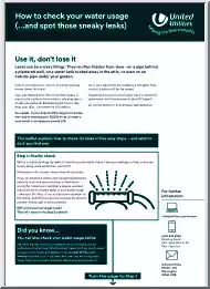 How to Check your Water Usage