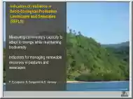 Indicators of resilience in Socio-Ecological Production Landscapes and Seascapes